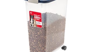 IRIS USA Airtight Dog Food Storage Container, Up to 38...