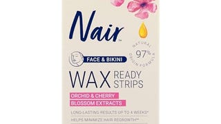 Nair Hair Remover Wax Ready Strips, Face and Bikini Hair...