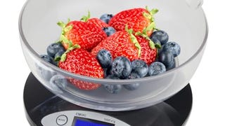 Smart Weigh Food Kitchen Scale with Bowl,11lb x 0.1oz / 5000...