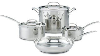 Cuisinart 7-Piece Cookware Set, Chef's Classic Stainless...