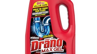 Drano Max Gel Drain Clog Remover and Cleaner for Shower...