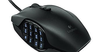 Logitech G600 MMO Gaming Mouse, RGB Backlit, 20 Programmable...