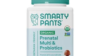 SmartyPants Organic Prenatal Vitamins for Women, Multivitamin...
