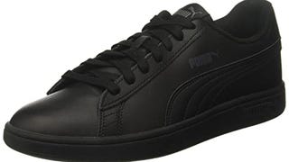 PUMA Mens Smash V2 Sneaker, PUMA Mens Black-PUMA Mens Black,...