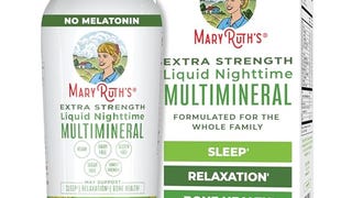 MaryRuth Organics Extra Strength Nighttime Liquid Multimineral...