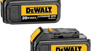 DEWALT 20V MAX Battery, Premium 3.0Ah Double Pack (DCB200-...