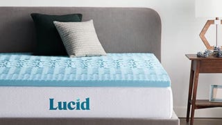 Lucid 2 Inch Mattress Topper Twin - Memory Foam Mattress...