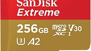 SanDisk 256GB Extreme MicroSDXC UHS-I Memory Card - C10,...