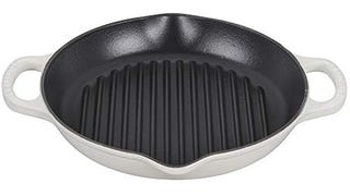 Le Creuset Enameled Cast Iron Signature Deep Round Grill,...