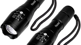 HAUSBELL Rechargeable LED Flashlights High Lumens, 20000...