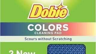 Scotch-Brite Dobie Colors Cleaning Pads, Ideal for Dishwashing,...