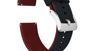 BARTON WATCH BANDS Quick Release Elite Silicone Watch Bands,...