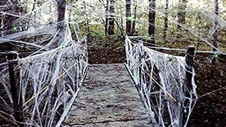 Moon Boat 1100 sqft Fake Spider Web Cobweb Halloween Party...