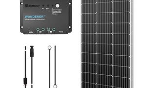 Renogy 100 Watt 12 Volt Solar Starter Kit for RV, Boat,...