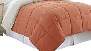 Modern Threads Down Alternative Microfiber Quilted Reversible...