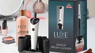 Luxe Electric Makeup Brush Cleaner with Makeup Brush Cleaner...