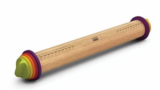 Joseph Joseph Adjustable Rolling Pin with Removable Rings,...