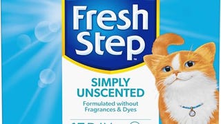 Fresh Step Advanced Simply Unscented Clumping Litter, Fresh...