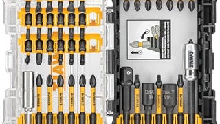 DEWALT Screwdriver Bit Set, Impact Ready, FlexTorq, 40-...