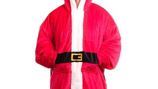 THE COMFY Original Santa Claus Costume Wearable Blanket...