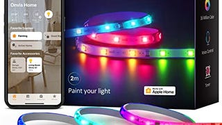 ONVIS Smart LED Strip Lights, 6.6ft RGBIC LED Light Strip,...