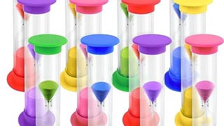 Shindel 12PCS Sand Timers, 2 Minutes Sand Clock Timer Plastic...