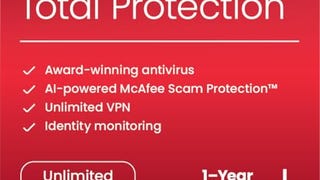 McAfee Total Protection 2024 Ready | Unlimited Devices...