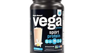 Vega Premium Sport Protein Vanilla Protein Powder, Vegan,...