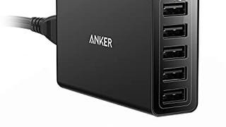 Anker 40W 5-Port USB Wall Charger, PowerPort 5 for iPhone...