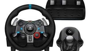 Logitech G29 Driving Force Racing Wheel and Pedals, Force...