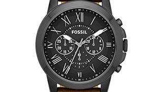 Fossil Men's FS4885 Grant Gunmetal-Tone Stainless Steel...