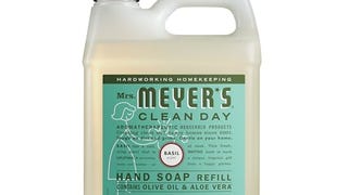 MRS. MEYER'S CLEAN DAY Hand Soap Refill, Made with Essential...