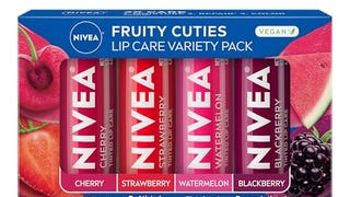 NIVEA Lip Care, Fruity Tinted Lip Balm Variety Pack, Skin...