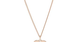 Fossil Women's Engravable Necklace, Color: Rose Gold (Model:...