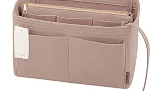 ZTUJO Purse Organizer Insert, Felt Bag Organizer with Metal...