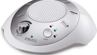 Homedics SoundSleep White Noise Sound Machine, Silver, Small...