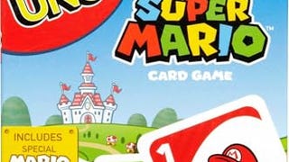Mattel Games UNO Super Mario Card Game Animated Character...