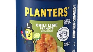 Planters Chili Lime Peanuts 6 Ounce (Pack of 8)