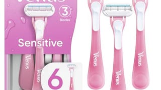 Gillette Venus Sensitive Disposable Razors for Women with...