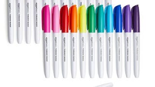 Amazon Basics Fine Point Tip Permanent Markers - Assorted...