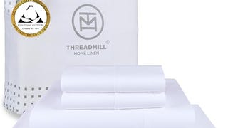 Threadmill Egyptian Cotton Queen Sheet Set | 100% Certified...