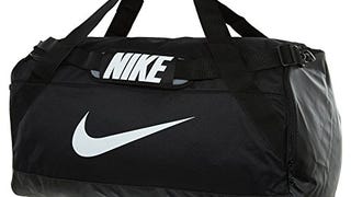 NIKE Brasilia Training Duffel Bag, Black/Black/White,...