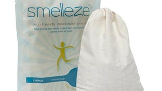 SMELLEZE Reusable Laundry Smell Removal Deodorizer Pouch:...