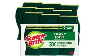 Scotch-Brite® Heavy Duty Scrub Sponge, 9 Kitchen Sponges,...