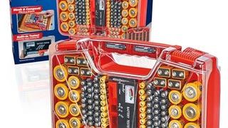 Ontel Battery Daddy - Battery Organizer Storage Case with...