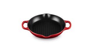 Le Creuset Enameled Cast Iron Signature Deep Round Grill,...