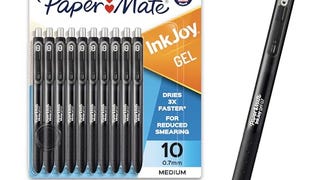 Paper Mate InkJoy Black Gel Pens, Medium Point (0.7 mm)...