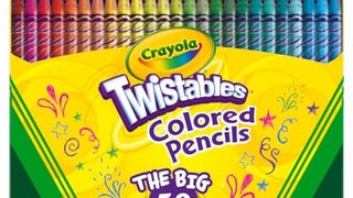 Crayola Twistables Colored Pencil Set (50ct), No Sharpen...