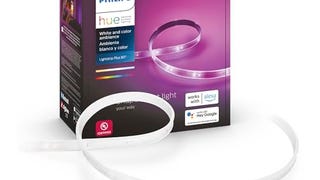 Philips Hue Indoor 3-Foot Smart LED Light Strip Plus Extension...