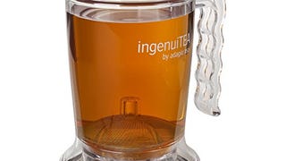 Adagio Teas ingenuiTEA Bottom-Dispensing Teapot,clear,16...